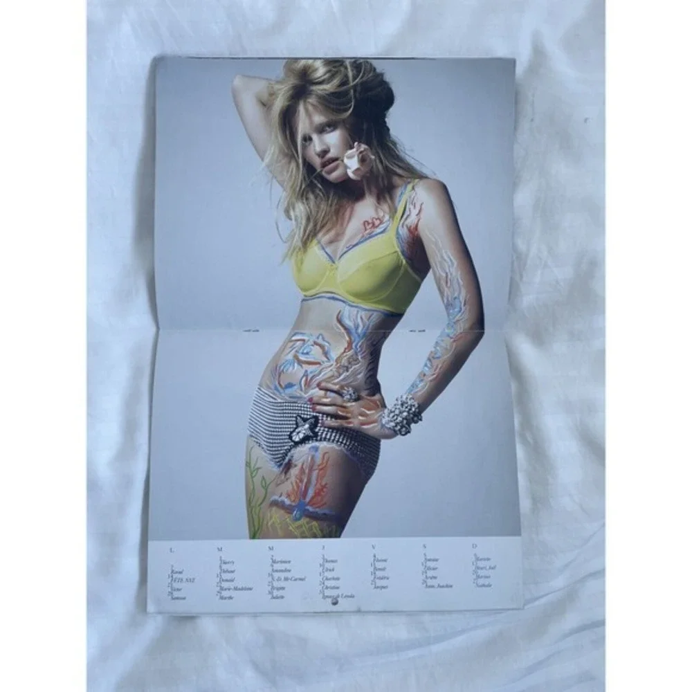 2008 VOGUE Paris France Calendar Terry Richardson Carine Roiteld Sexy Supermodel
